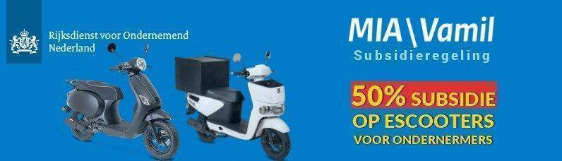 bezorg e-scooter subsidies MIA  Vamil