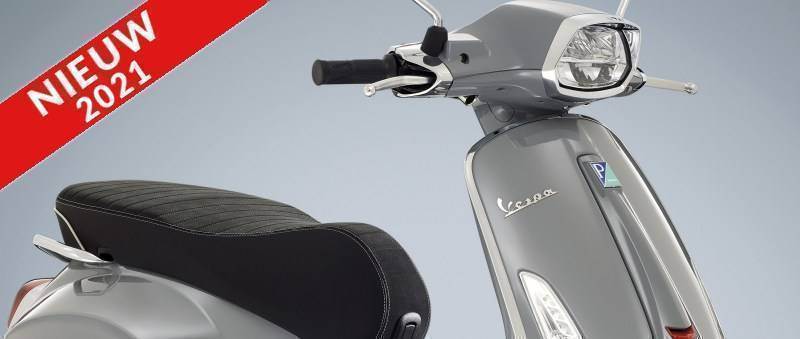 Vespa Euro5 scooters 2021 modellen krijgen een nieuwe kleur