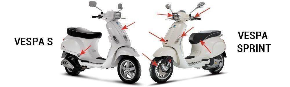 Vespa scooter modellen LX, (Touring) S (Sport), kopen?