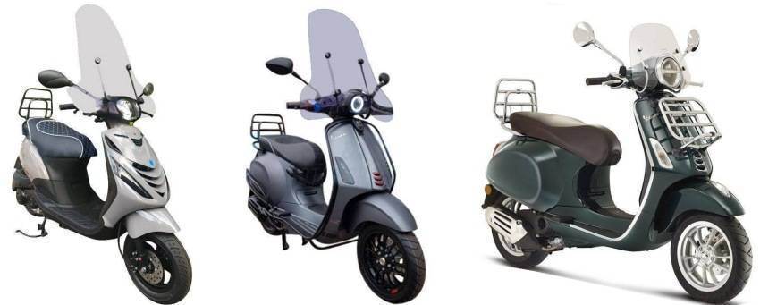 Scooter windscherm: De Na - Voordelen en Zonlicht