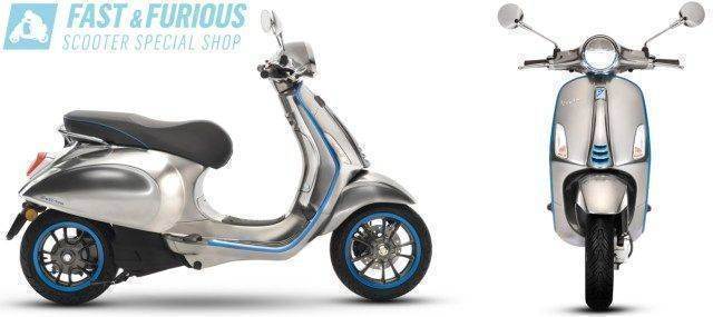 Vespa elektrische scooter Elettrica is klaar voor de strijd!