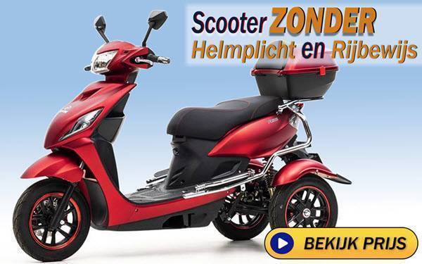 scooter rijden zonder rijbewijs