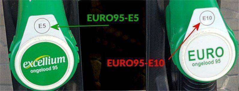 verschil-euro95-e5-en-euro95-e10