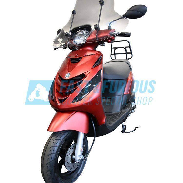 Piaggio Zip SP custom mat bordeaux rood LED edition kopen?
