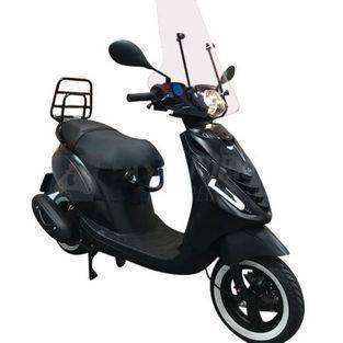 Piaggio Zip SP custom mat zwart Special LED White wall edition
