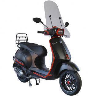 Vespa Sprint Mat Zwart Custom 4-takt 50cc EURO5